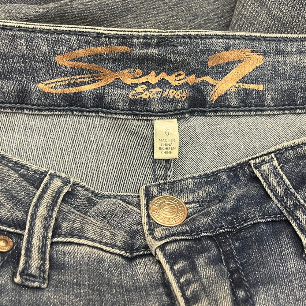 Seven7 High Rise Slim Straight Jeans - Picture 7 of 15